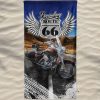 Harley Davidson Legendary Route 66 Microfiber Beach Towel