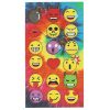 Multicolored Emojis Microfiber Beach Towel