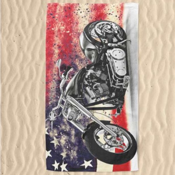 Harley Davidson Microfiber Beach Towel United States
