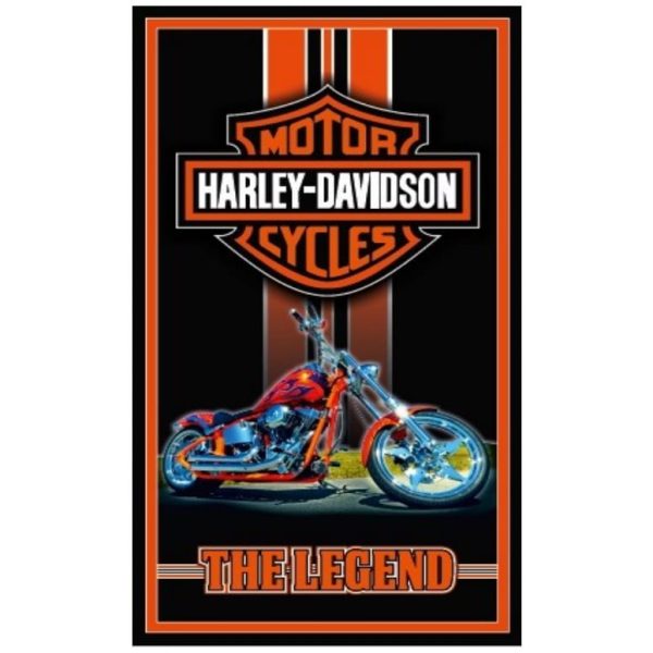 Harley Davidson The Legend Microfiber Beach Towel