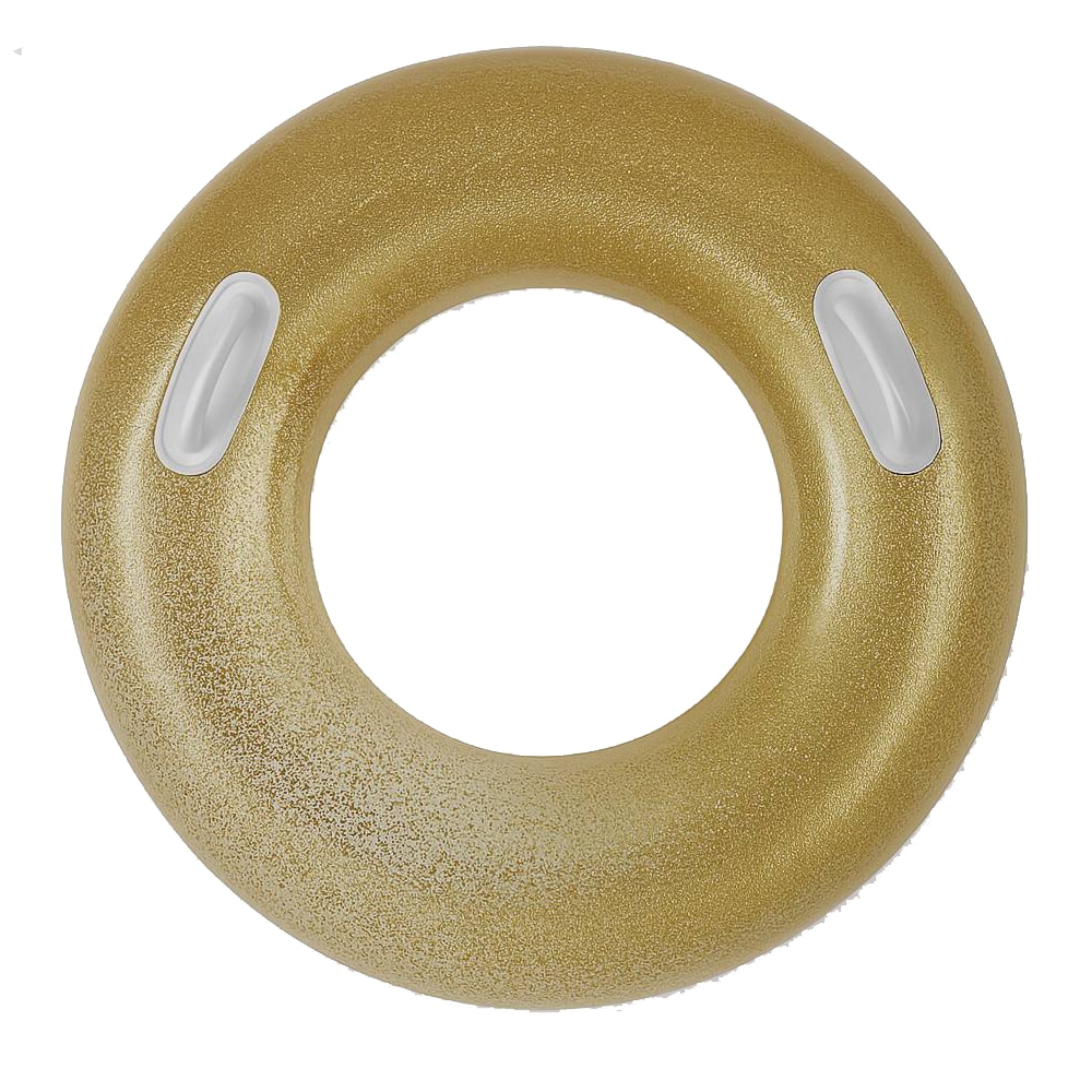 Aremar Medium Inflatable Float with Glitter and Handles #60022 Gold