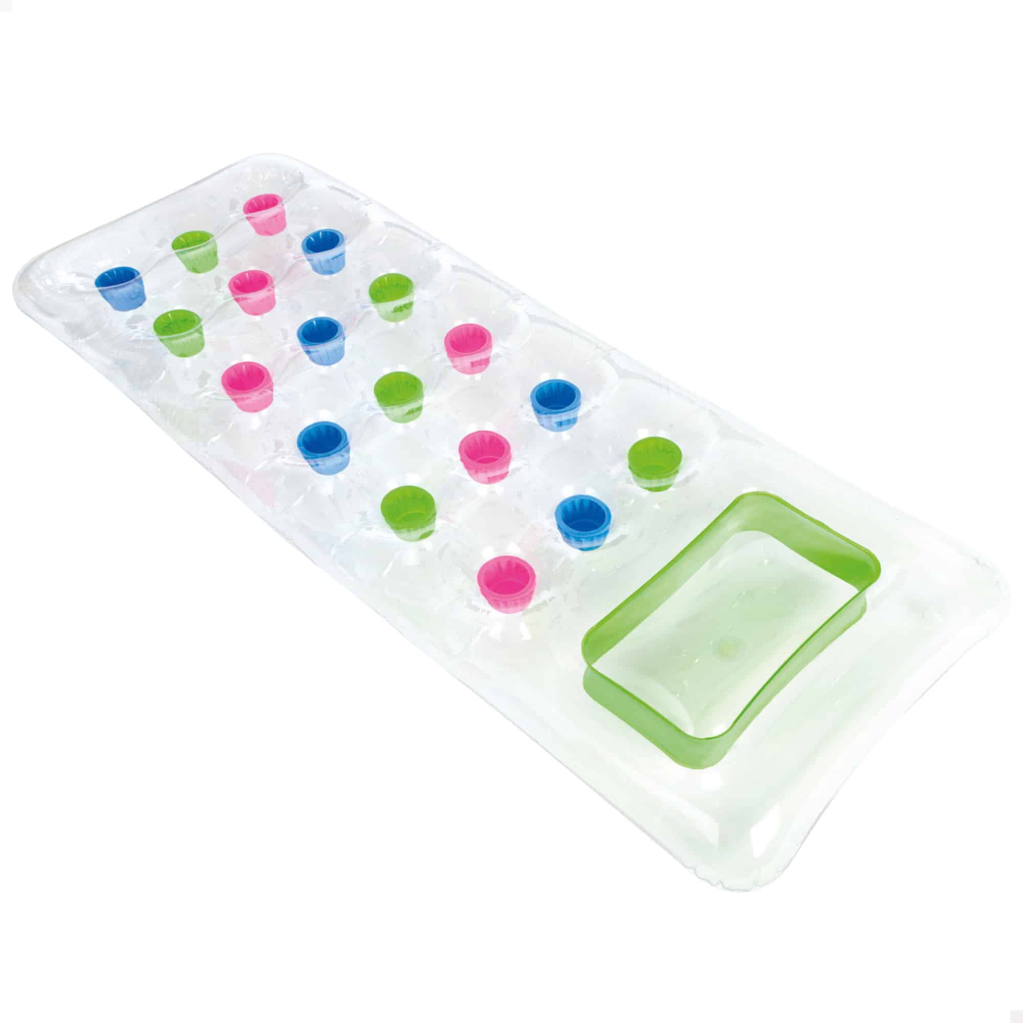 Intex Transparent Inflatable Cup Mattress 59894 Green