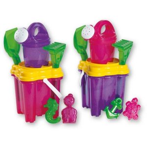 Transparent Castle Bucket Set with Watering Can