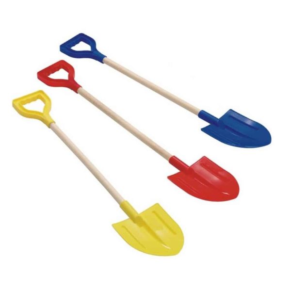 Large Wooden and Plastic Shovel for the Beach