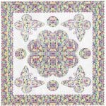 Large Indian Multicolored Butterflies Towel 240 x 210 cm