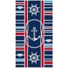 Microfiber Beach Towel Anchor, Rudders, Ropes