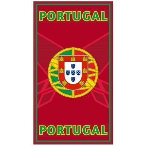 Microfiber Beach Towel Portugal Red Shield