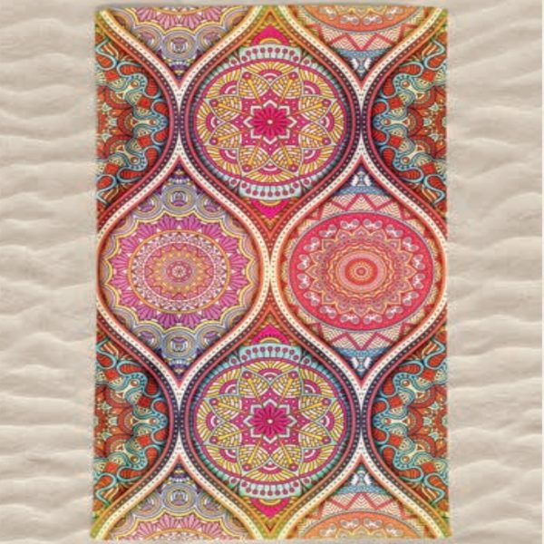 Colorful Mandalas Microfiber Beach Towel