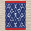 Many Anchors Microfiber Beach Towel