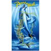 Microfiber Beach Towel Map Portugal Dolphins