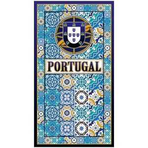 Microfiber Beach Towel Azulejos Shield of Portugal