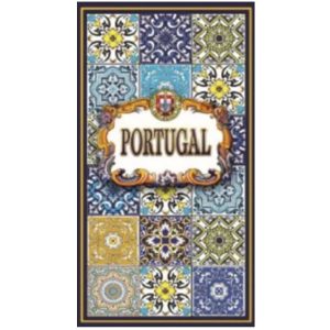 Microfiber Beach Towel Azulejos Grandes Portugal