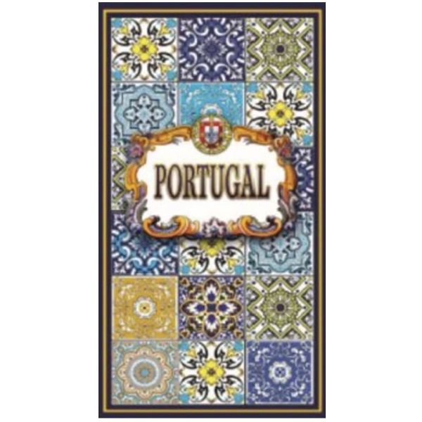 Microfiber Beach Towel Azulejos Grandes Portugal