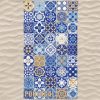 Microfiber Beach Towel Azulejos Portugal Bottom Left
