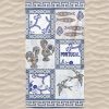 Microfiber Beach Towel Typical Portuguese Tiles