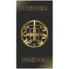 Black Microfiber Beach Towel Portugal Golden Shield