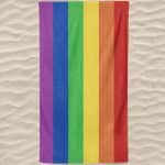 LGBTI Flag Microfiber Beach Towel