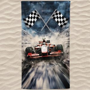 Formula 1 Microfiber Beach Towel