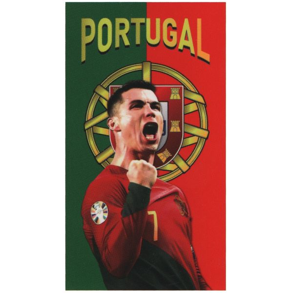 Cristiano Ronaldo Flag of Portugal Microfiber Beach Towel