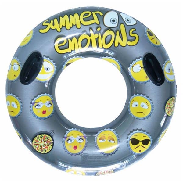 Emojis Inflatable Buoy with Handles Aremar 6452 Transparent