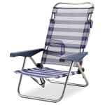 Elsa Riscas Marinera Reclining Aluminum Beach Chair up to Lying Solmar 15468