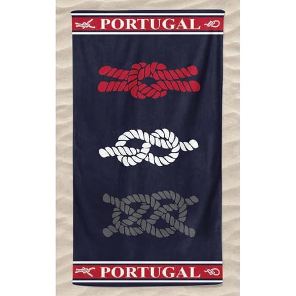 Knots Marítimos Portugal Cotton Beach Towel