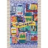 Microfiber Beach Towel Azulejos Latas de Sardina PortugalMicrofiber Playa Towel Azulejos Latas de Sardina Portugal