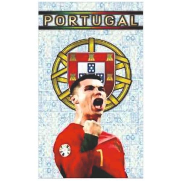 Towel-Beach-Microfiber-Cristiano-Ronaldo-Escudo-Portugal-White-Tile