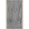 Dreamcatcher Smooth Microfiber Beach Towel in Gray Embossment