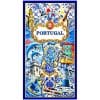 Colorful Portugal Motifs Microfiber Beach Towel