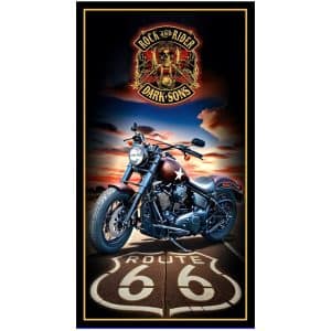 Towel-Beach-Microfiber-Route66-Rock-Rider