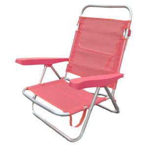 Aremar 70508 Pink Reclining Aluminum Beach Chair