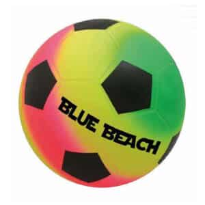 Bola Borracha Resistente Neon Futebol Blue Beach Aremar