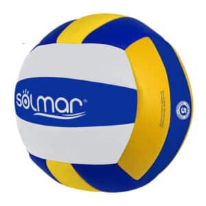Bola Volley Praia Soft Azul e Amarela Solmar