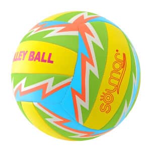 Bola Volley de Praia Soft Multicolorida Raios Solmar 04005
