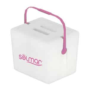 Caixa Térmica Esferovite 13L com Tampa e Alça Superior Rosa Solmar 20331