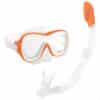 Conjunto de Mergulho Reef Rider Júnior Máscara + Tubo (Laranja) Intex 55647