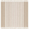 Toalha Grande Indiana Riscas Finas 240×210 cm Bege
